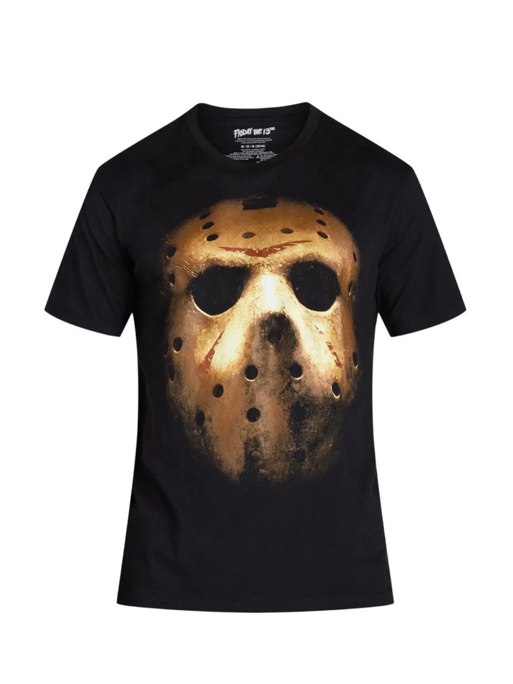 Friday The 13th Jason  Voorhees Hockey Mask Graphic Tee Black Men’s Medium NWT